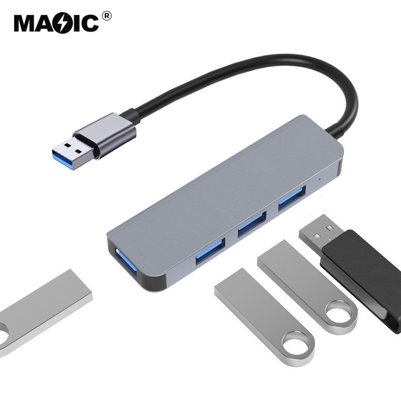 Hub USB-C 4-en-1 Haute Vitesse – 1 USB 3.0 + 3 USB 2.0 – Image 3