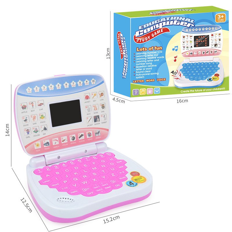 Ordinateur Éducatif Portable pour Enfants – Jouet Interactif avec Clavier, Musique et Apprentissage – Image 2