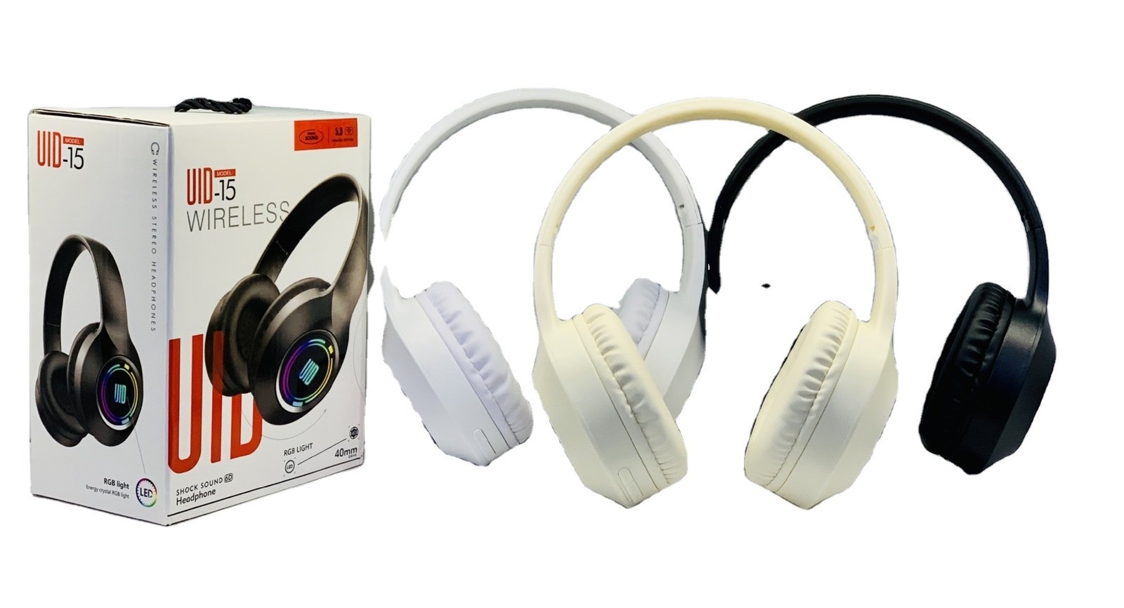 🎧 Casque Sans Fil UID-15 avec Réduction du Bruit et Affichage Numérique – Son Stéréo – Image 3