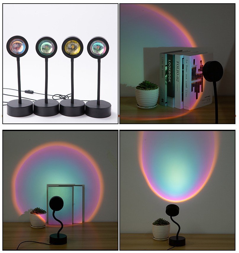 Lampe LED Projecteur Arc-en-Ciel – Créez une Ambiance Chaleureuse et Élégante – Image 8